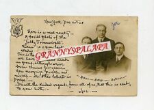 1903-Private-Real Photo Postcard-New York-Jolly Triumvirate-Actor-Artist-Author picture
