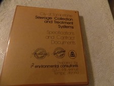 1977 Tombstone Arizona Sewage Collection And Treatment Systems, Specs & Contract picture