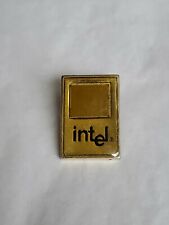 Intel Lapel Pin Semiconductor Company Microprocessors Vintage Rare picture