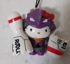 Collectible Evangelion Hello Kitty Cellphone Strap Unit-01 in Costume Pre-Owned picture