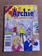 ARCHIE ALL CANADIAN DIGEST #1 VERY RARE COMIC AUG 1996 RIVERDALE NO.1 picture