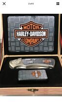 Harley Davidson Collector Set -knife, lighter and box nice gift picture
