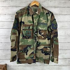 vintage 80-90's US Air Force BDU COMBAT Top Small Short Woodland Camo USAF picture