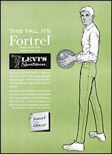 1963 Levi's fortrel men's sportswear basketball vintage art Print Ad ads25 picture