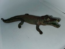 AAA 22389 Green Crocodile Toy Reptile Model Replica  picture