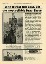 1929 Bucyrus Erie Ad: Model D-2 Drag Shovel Pictured on the Job S. Milwaukee, WI picture