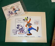 Disney MGM Studios Animation Cel - Its A Wrap -Goofy & Mickey- Read/Imperfection picture