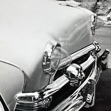 PG Photograph Artistic Close Up POV View Front Bumper Grill Cone Headlights 1955 picture