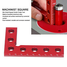Small Square Center Finder Tool 90°Measuring Aluminum Alloy Woodworking Ruler picture