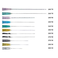 5-100PCS Micro Cannulas with Puncture, Blunt Tip for Fillers (23-30g, 25-70mm) picture