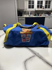VINTAGE DIET PEPSI GYM DUFFLE BAG HAVE A PEPSI MORNING BLUE YELLOW RED picture
