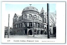 c1905's Scientific Building Roadside Entrance Bridgeport Connecticut CT Postcard picture