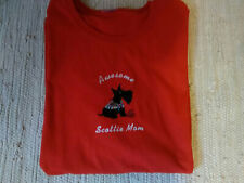 Scottie Scottie Dog Ladies Red Mom Tee  Awesome picture