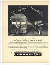 1934 Chesapeake & OhiO Railroad Ad: White Sulphur Springs West Virginia Station picture
