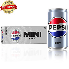 Diet Pepsi Soda, 7.5 Ounce Mini Cans, 10 Pack ⭐️⭐️⭐️⭐️⭐️ picture