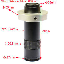 15X-120X Industrial Vision Lens Zoom C-Mount Optical Lens with 50mm Ring Adapter picture