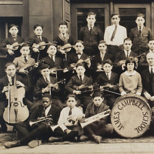 Philadelphia School Orchestra Photo 1920s James Campbell Musicians Vintage A223 picture