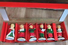 Set Of 6 Vtg Christmas Carolers Children 3