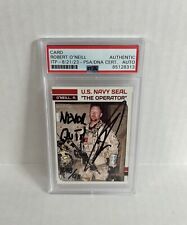 U.S. Navy SEAL Robert O’Neill RC Signed LE/911 Rookie Card PSA/DNA picture