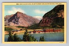 Glacier National Park, Glacier Hotel, Lake, Series #1062, Vintage Postcard picture