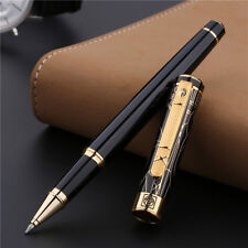 Picasso 902 Gentleman Roller Pen with Smooth Refill Black & Gold-plated Carvings picture