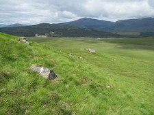 Photo A2 View from low on the east ridge of Meall Cos Charnan above Glen c2017 picture