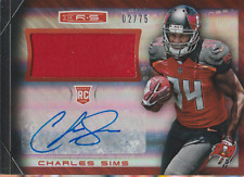 Charles Sims 2014 Panini Rookies & Stars RC auto autograph card RM-CS /75 picture