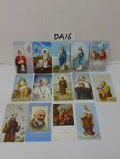 14 VINTAGE PRAYER HOLY CARDS FRATELLI BONELLA ITALY GOLD EDGE 400 SERIES MIXED picture