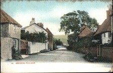 BEEDING VILLAGE WEST SUSSEX Rural Village View Antique Postcard picture