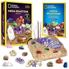National Geographic Mega Gemstone Excavation Kit - Science Kit to Unearth 15 Rea picture