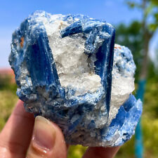 469G Natural beautiful Blue KYANITE with Quartz Crystal Specimen Rough picture