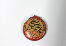 Vintage 1942 Diamond Jubilee Infantile Paralysis March of Dime pinback button picture