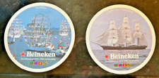 2 Rare Heineken SAIL 2000 Amsterdam coasters 4¼