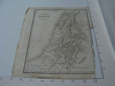 Original Vintage MAP -- CANAAN of the Tribes -- G Boynton - 1830's picture
