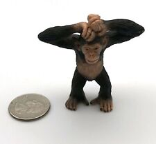 Baby Chimpanzee Gorilla Monkey Cub Toy Figure Figurine Model Sculpture Doll picture
