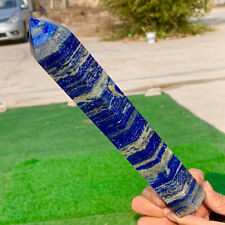 2.1LB Natural Lapis lazuli quartz crystal obeliskpoint wand aura healing picture