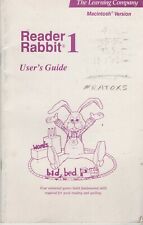 ITHistory (1991) APPLE Software Manual:  READER RABBIT (Mac) The Learning Co picture
