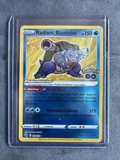Pokemon Card - Radiant Blastoise Pokemon Go 018/078 Holo - NM (2) picture