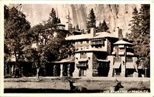 RPPC Yosemite Valley - The Ahwahnee Hotel w Elk 1930s DOPS picture