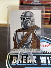 2023 Topps Star Wars Masterworks Sketch Card 1/1 Mandalorian by Anthony Pietzak picture