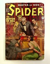 Spider Pulp Jan 1936 Vol. 7 #4 VG+ 4.5 picture