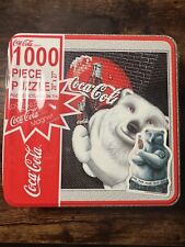 Coca-Cola Polar Bear Puzzle-New Sealed in Tin 1000 Piece. picture