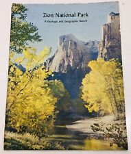 Zion National Park 1949 Travel Picture Book Guide Bryce Canyon Maps Vintage picture
