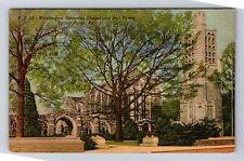 Valley Forge PA- Pennsylvania, Memorial Chapel Bell Tower Vintage c1956 Postcard picture