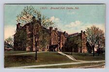 Omaha NE-Nebraska, Brownell Hall, Antique, Vintage c1915 Souvenir Postcard picture