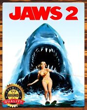 Jaws 2 - The Movie- 1978 - Metal Sign 11 x 14 picture