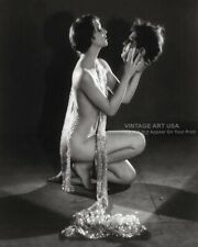 1920s Nude Young Woman Holding Head of a Man Photo - Salome Bizarre Odd Strange picture