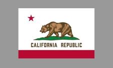California State Flag Die Cut Glossy Fridge Magnet picture