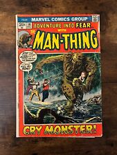 Adventure Into Fear #10 Marvel Comics (Oct, 1972) 2.5 GD+ 1st Solo Man-Thing picture