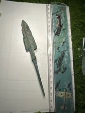 Ancient Bronze Arrowhead Very Large 1200BCE picture